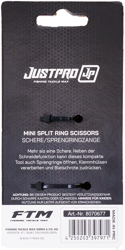 JustPro Mini Split Ring Scissors